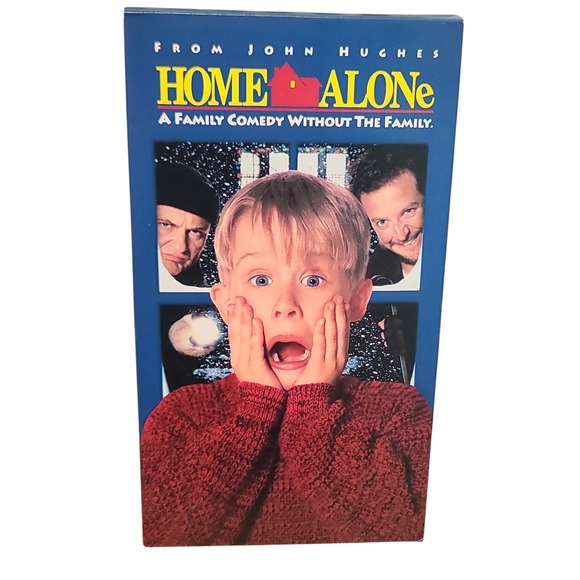 Home Alone VHS Tape John Hughes Macaulay Culkin Movie Comedy Vintage - Picture 3 of 4